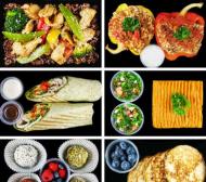 Hvordan mat fotograferes for reklame Sjømat helles med glyserin